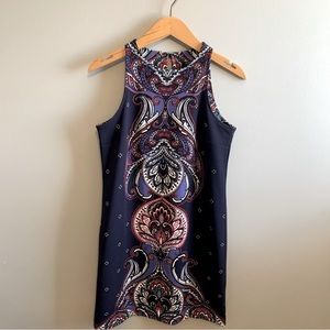 Banana Republic Sheath Straight Paisley Dress